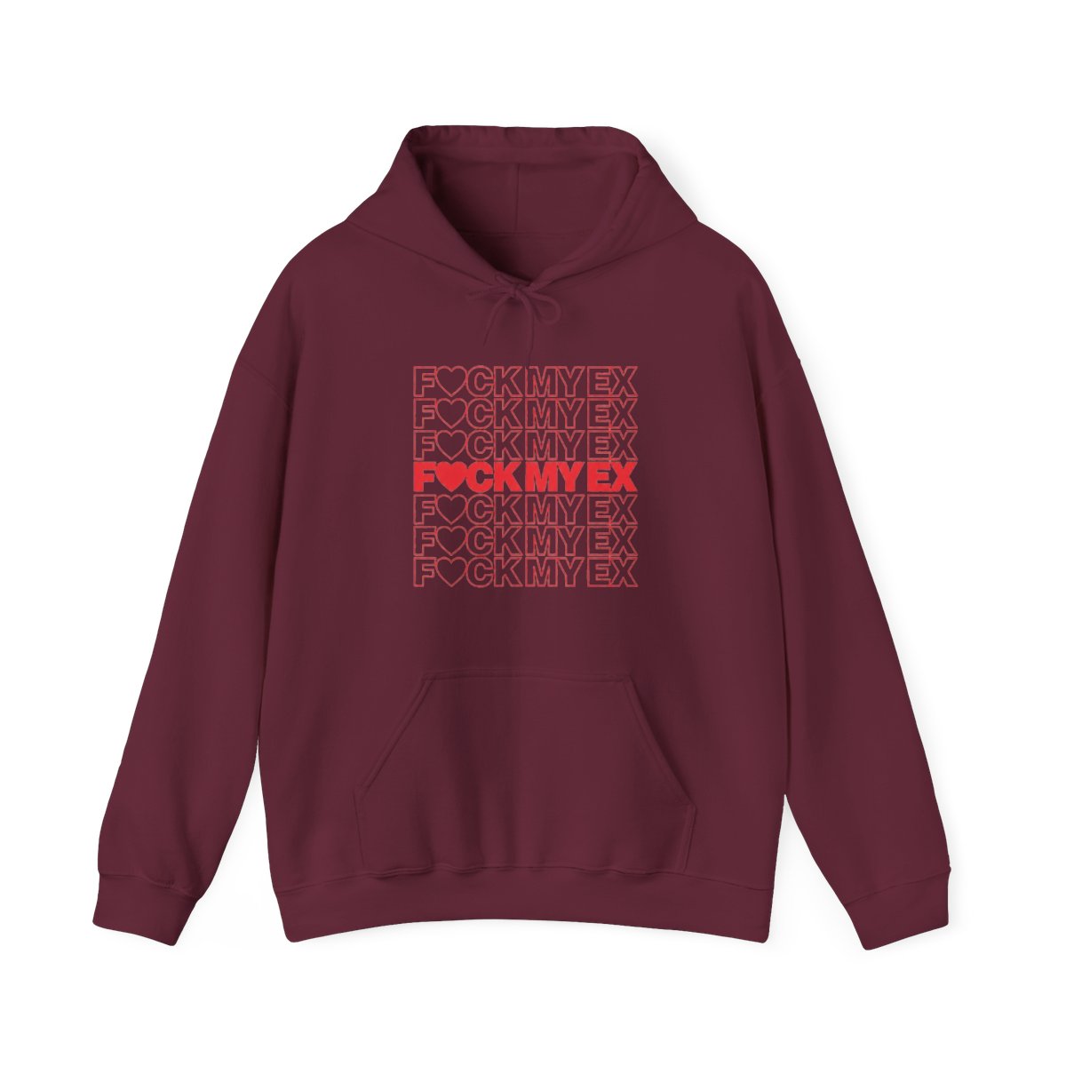Fuck My Ex Black Hoodie | Nick Nayersina - alternate angle 3, merchandise