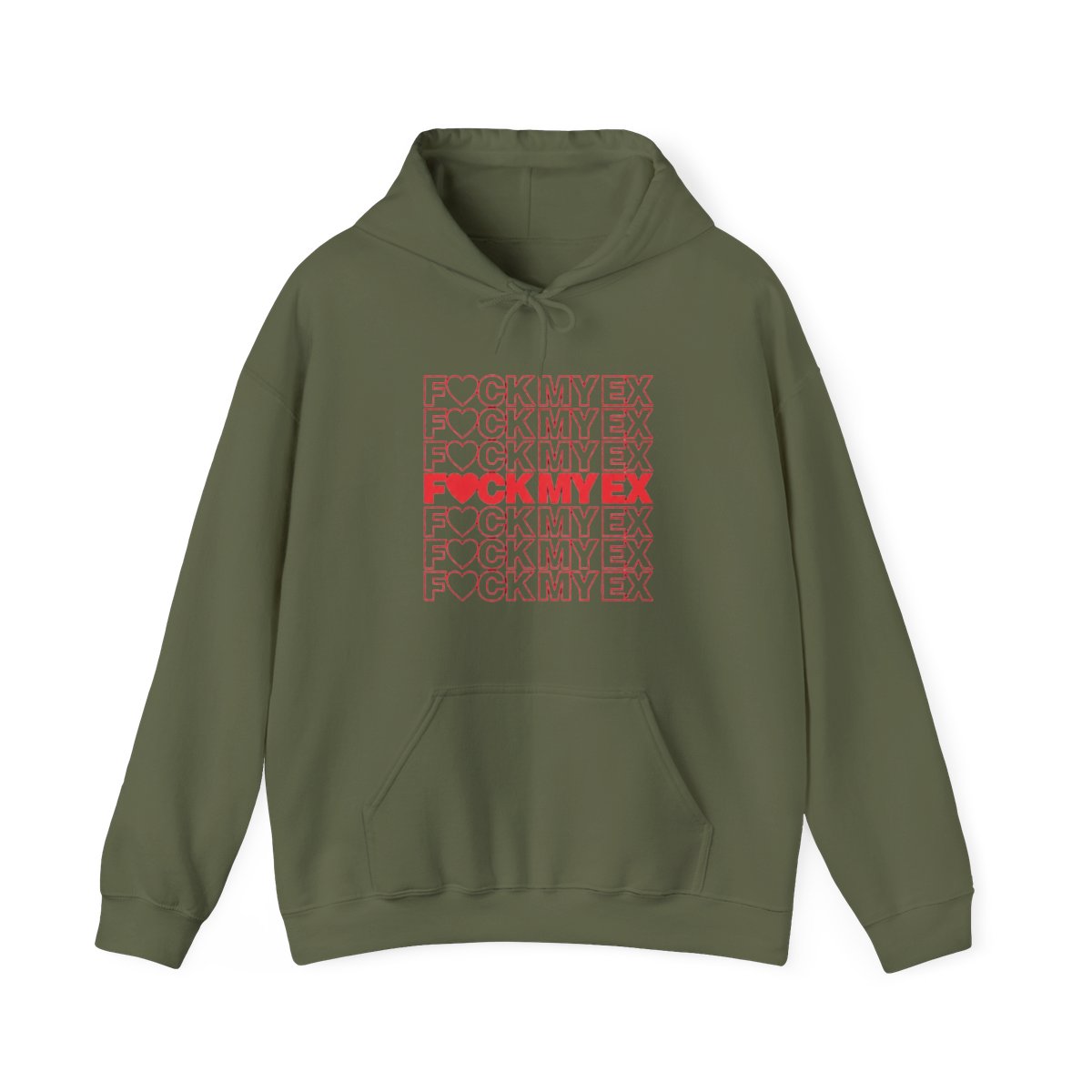 Fuck My Ex Black Hoodie | Nick Nayersina - alternate angle 4, merchandise